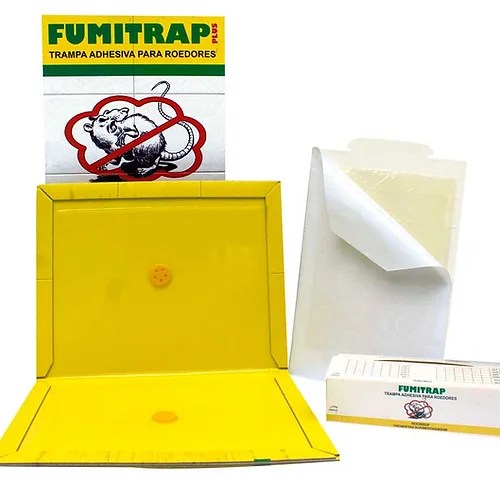 Presentaciones de la trampa adhesiva para roedores Fumitrap